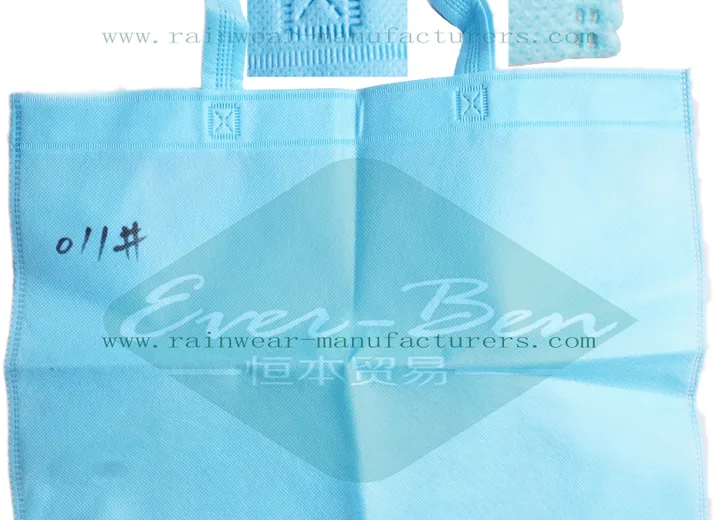 Nonwoven promotional tote bag construction details