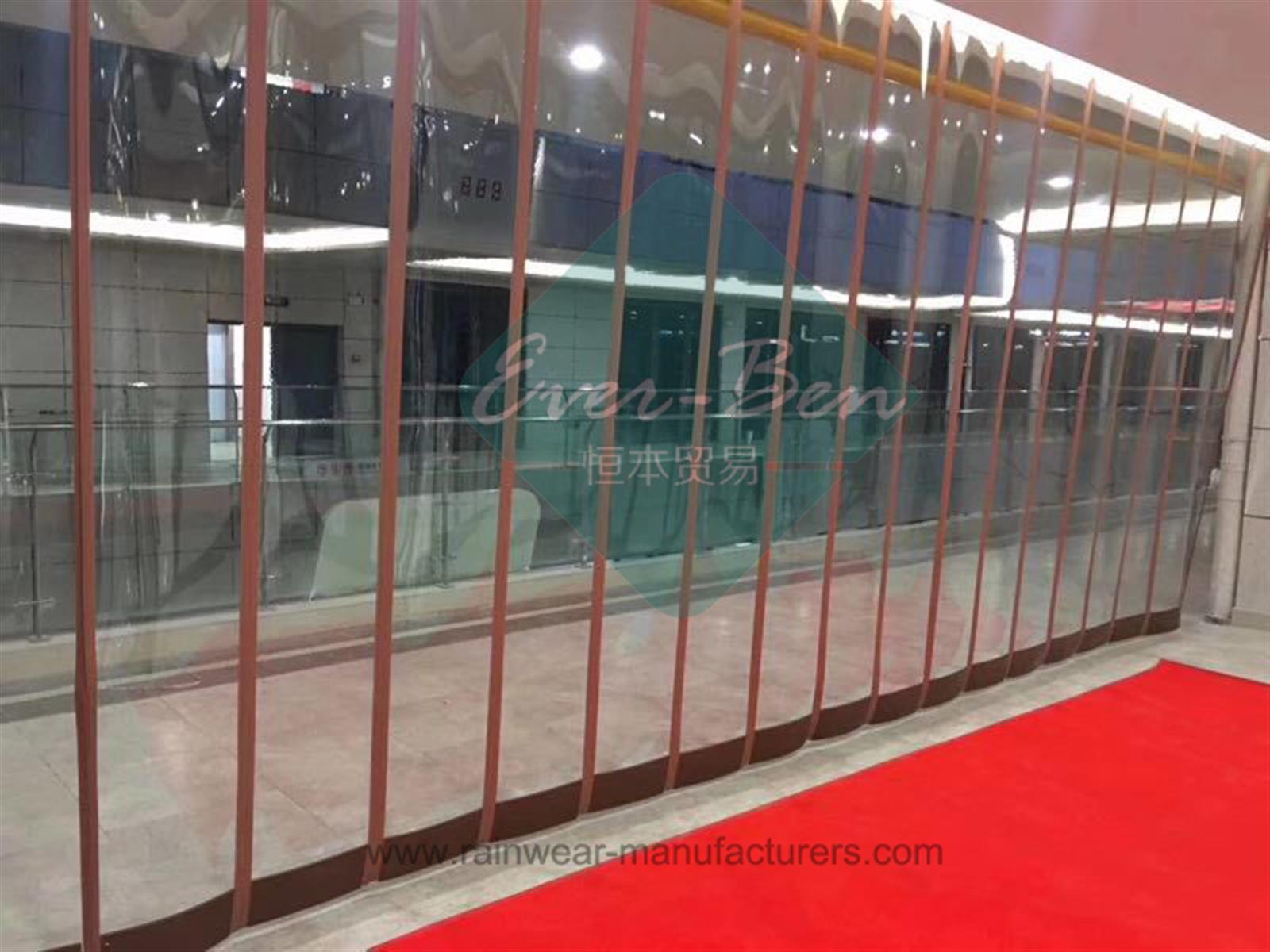 Magnetic curtains for ac room Magnetic clear plastic garage doors