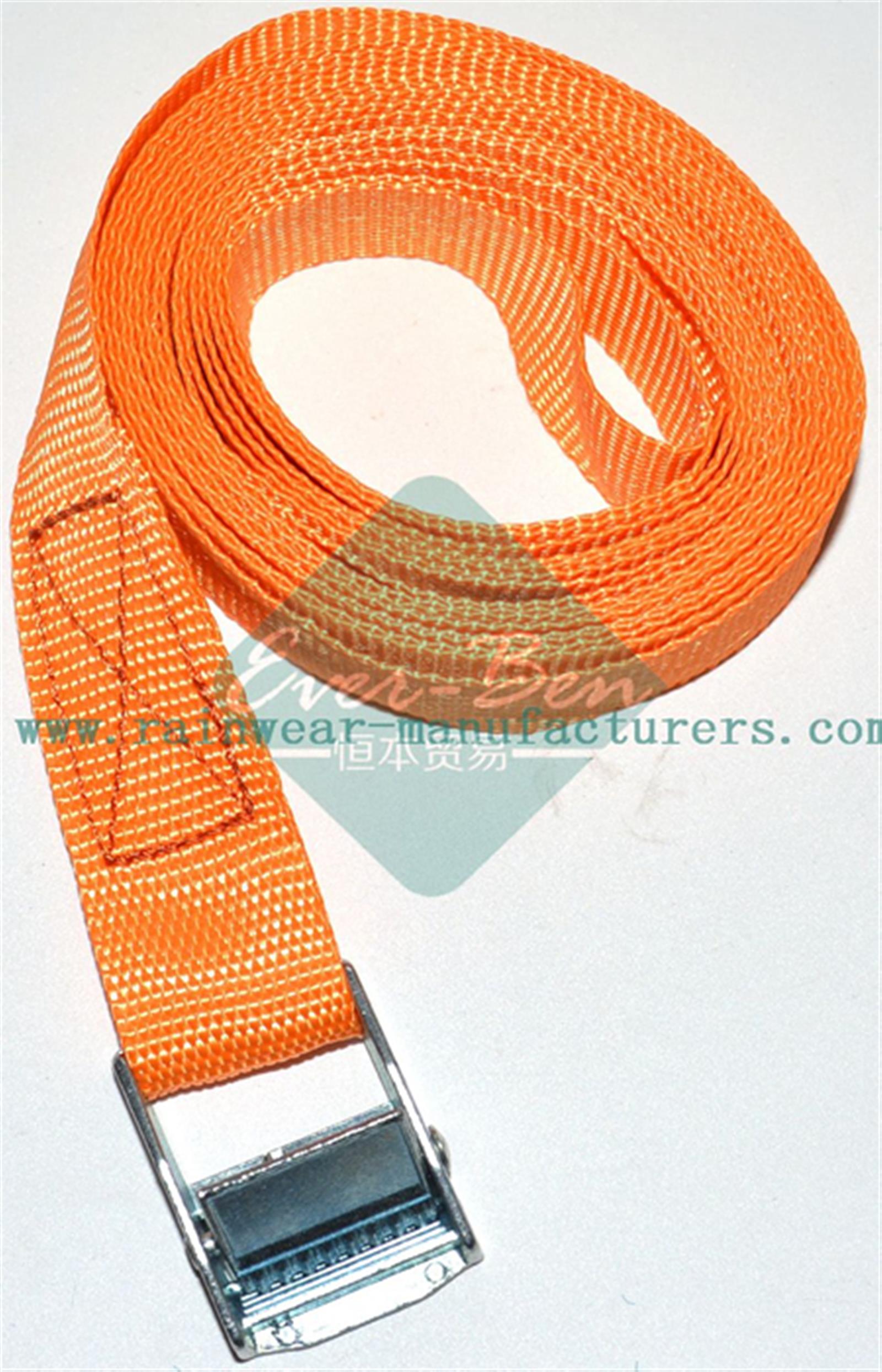 Orange Cam Buckle Strap supplier
